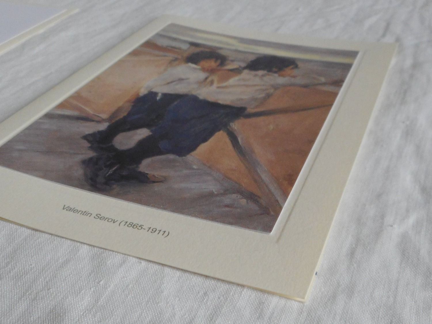 Cartoline postali: Kunstkarte - Valentin Serov – Nuovo e nell'imballaggio originale da Niederlenz venduto da Berghem 1