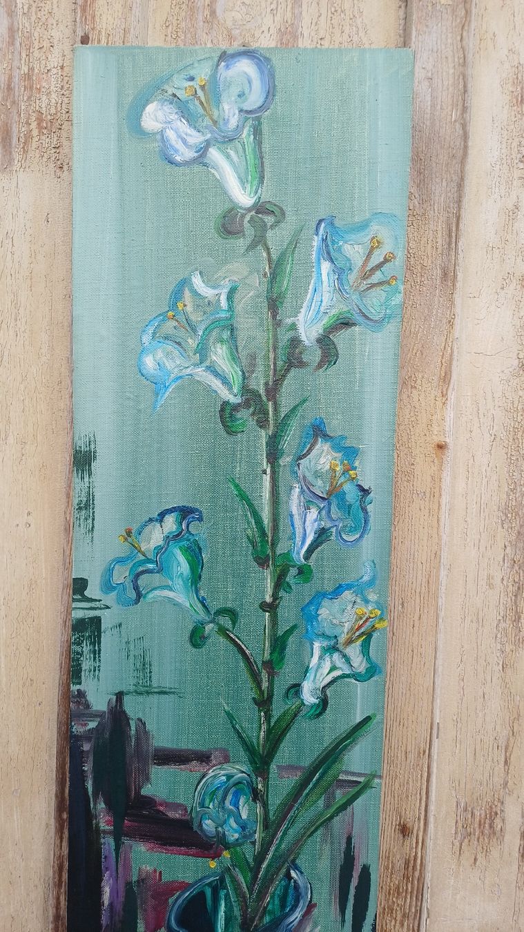Posters & Illustrations: Schönes Blumenbild Handbemalt  – D'occasion à Flawil par Naphtali 6