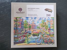 Wentworth Holzpuzzle Amsterdam Canal 250 Teile gebraucht