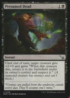 TCG Magic The Gathering MTG UK MKM 100 Presumed Dead
