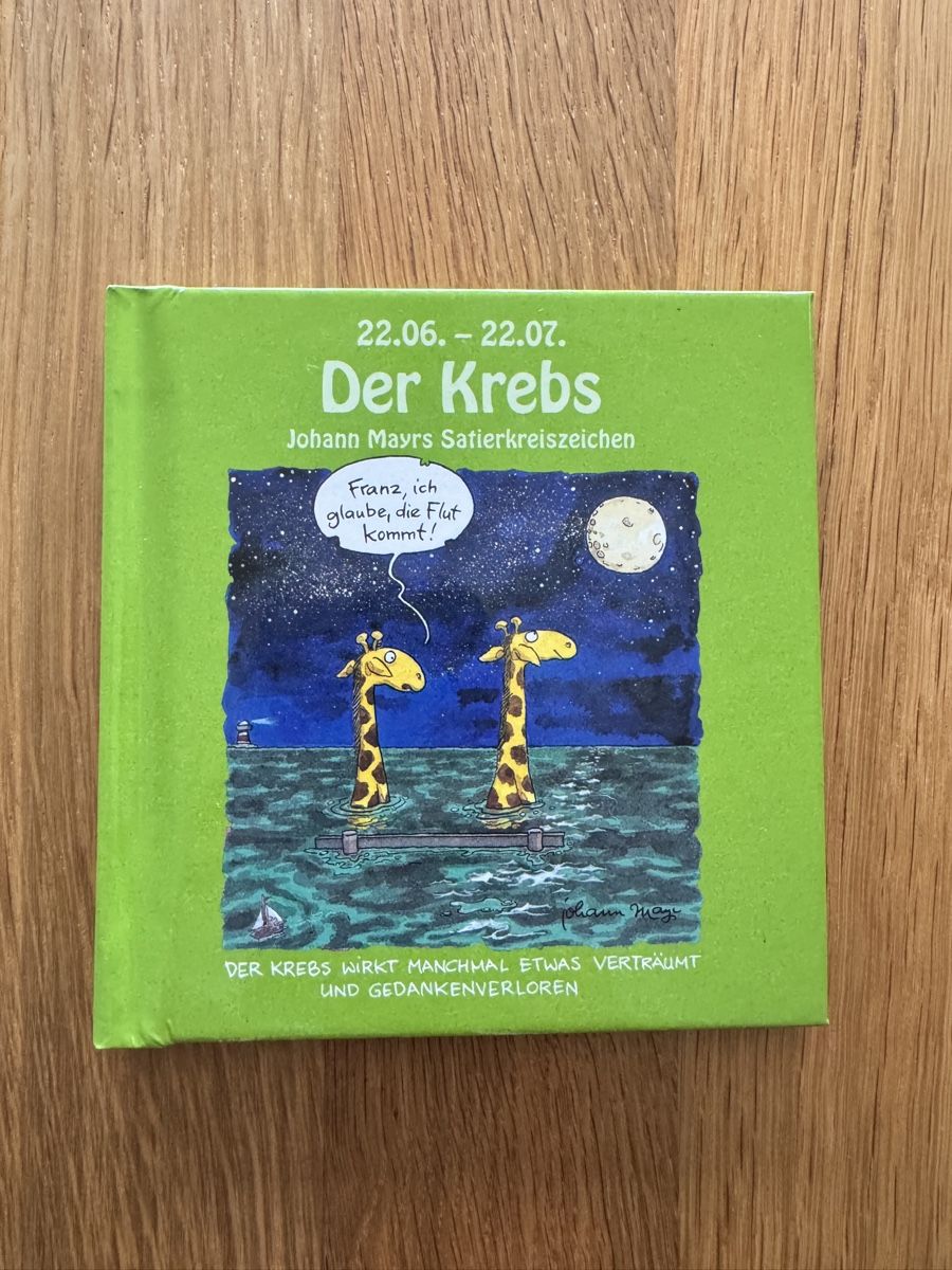Libri: Sternzeichen-Buch "Der Krebs" von Johann Mayr – Nuovo (secondo la descrizione) da Bremgarten AG venduto da val_ch