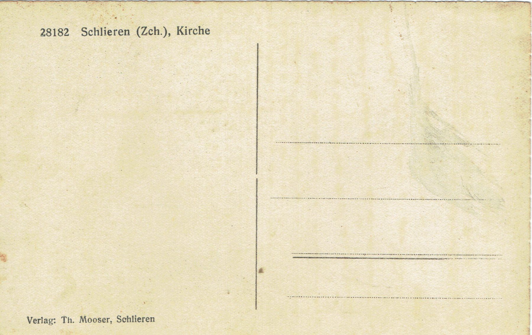 Cartoline postali: Schlieren ZH, um 1930 – Usato da Otelfingen venduto da Schmitte9 1