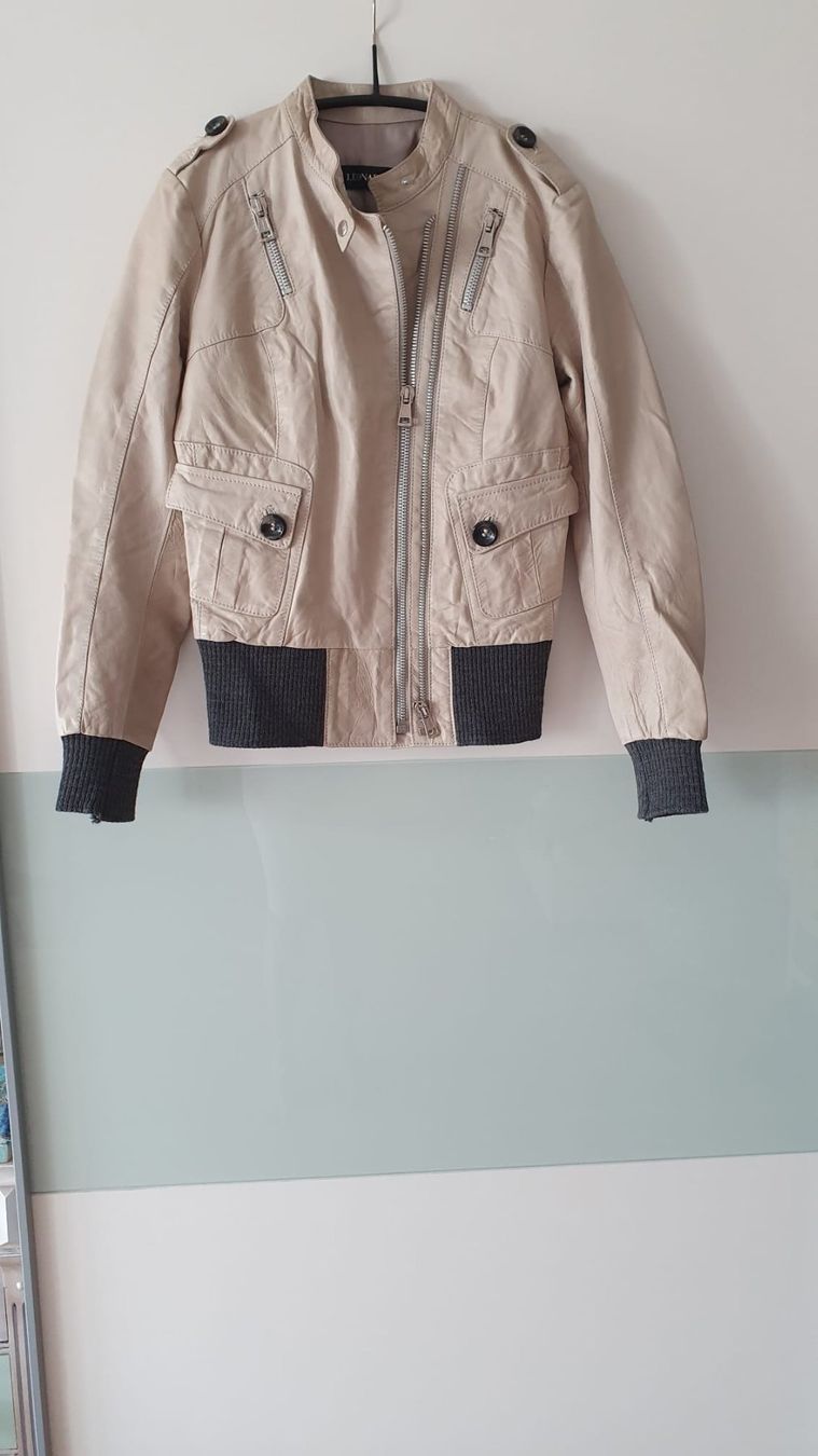 Giacche: Coole Lederjacke beige Gr. S – Usato da Uster venduto da Chrivo