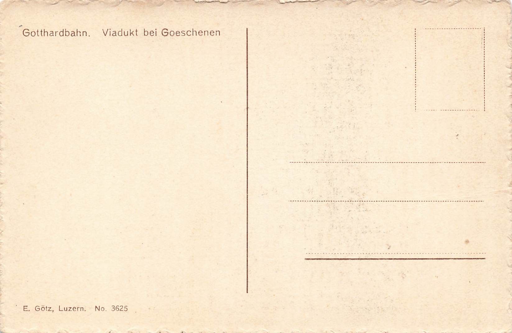 Cartoline postali: Göschenen UR Gotthardbahn Eisenbahnbrücke Dampflok bahn – Usato da Biasca venduto da Blenio71 1