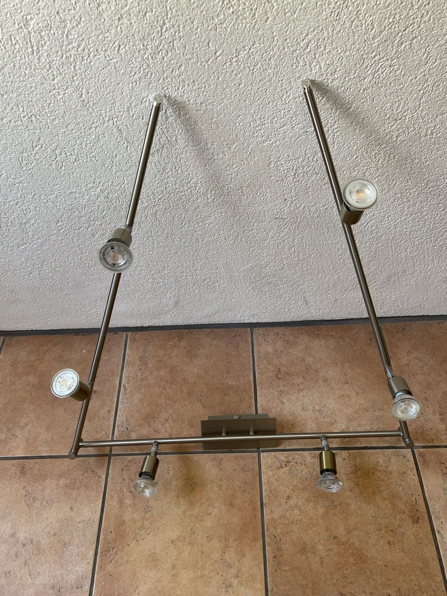 Lampadari & plafoniere: Lampe plafonnier 6 spots orientables – nickel – Usato da Corcelles NE venduto da Yabo