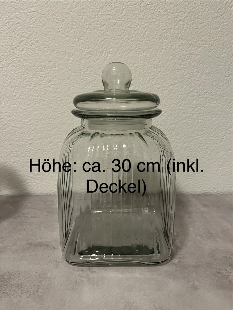 Bicchieri: Vorratsglas mit Deckel Höhe ca. 30 cm – Usato da Zürich venduto da rsprsp