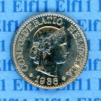 CHF___0.10 1936 stgl * nigelnagelneu! 10 Rappen