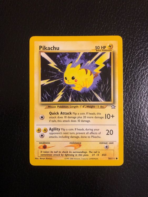 Neo Genesis Pikachu 70/111 Ab 1 (Gebraucht) in Paradiso für CHF 4 – mit ...