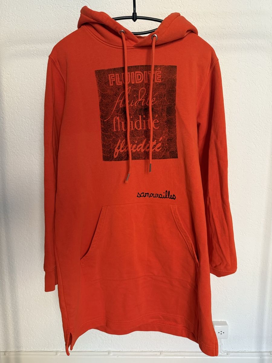 Maglioni & Felpe: Long sweat orange Samourailles Stanley Stella, t.S/36 – Usato da Tavannes venduto da Thriftshop