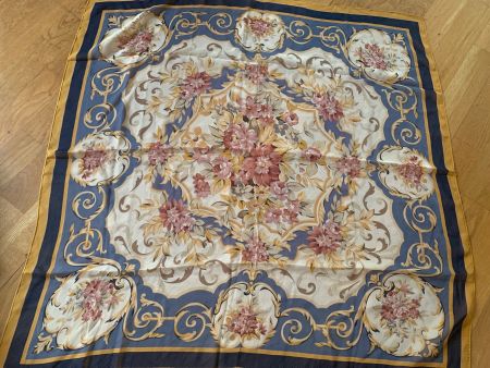 Ralph Lauren Seidentuch vintage 85 x 85 cm