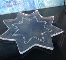 Glasi Hergiswil Glasteller Stern Geschirr Weihnachtsdeko