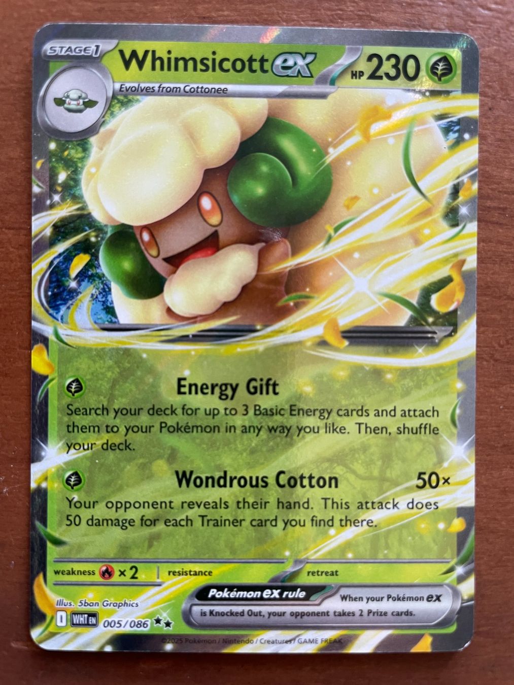 Pokémon Carte collezionabili: Pokemon Whimiscott eX (Versand gratis) – Nuovo (secondo la descrizione) da Chur venduto da Angerson