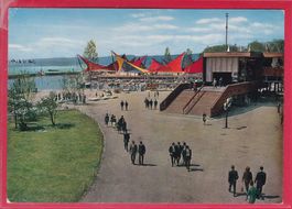 EXPO 1964 LAUSANNE, 19.8.1964, VUE SUR LE SECTEUR DU PORT
