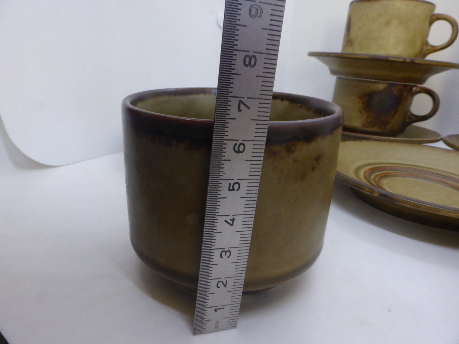 Tassen: Langenthal décor Sahara 6 tasses et soucoupes à café – Gebraucht aus Porrentruy von Kim017 4