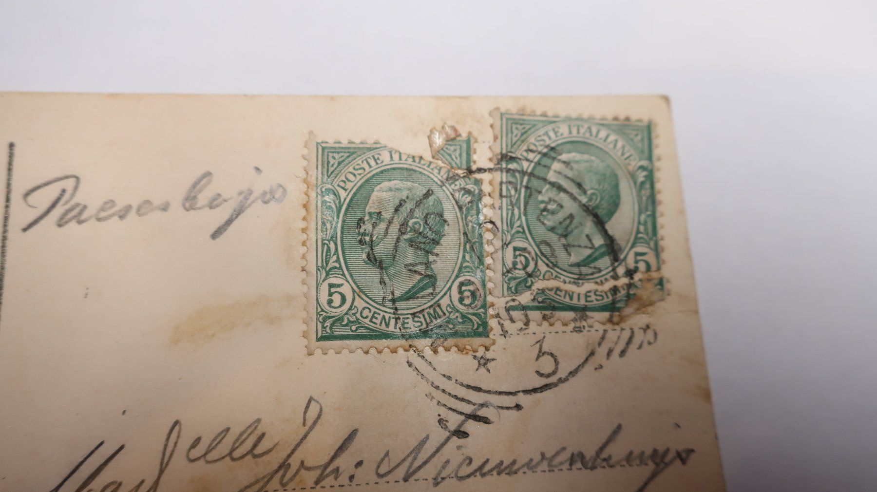 Cartoline postali: Gotthardbahn Wase und die Kl. Windgell  1909 – Usato da Cormoret venduto da Pascalll2001 6