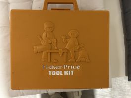 Fisher-Price Werkzeugkoffer Kinder Spielzeug Koffer gelb