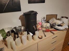 Kerzenherstellung Zubehör und Material guter Zustand