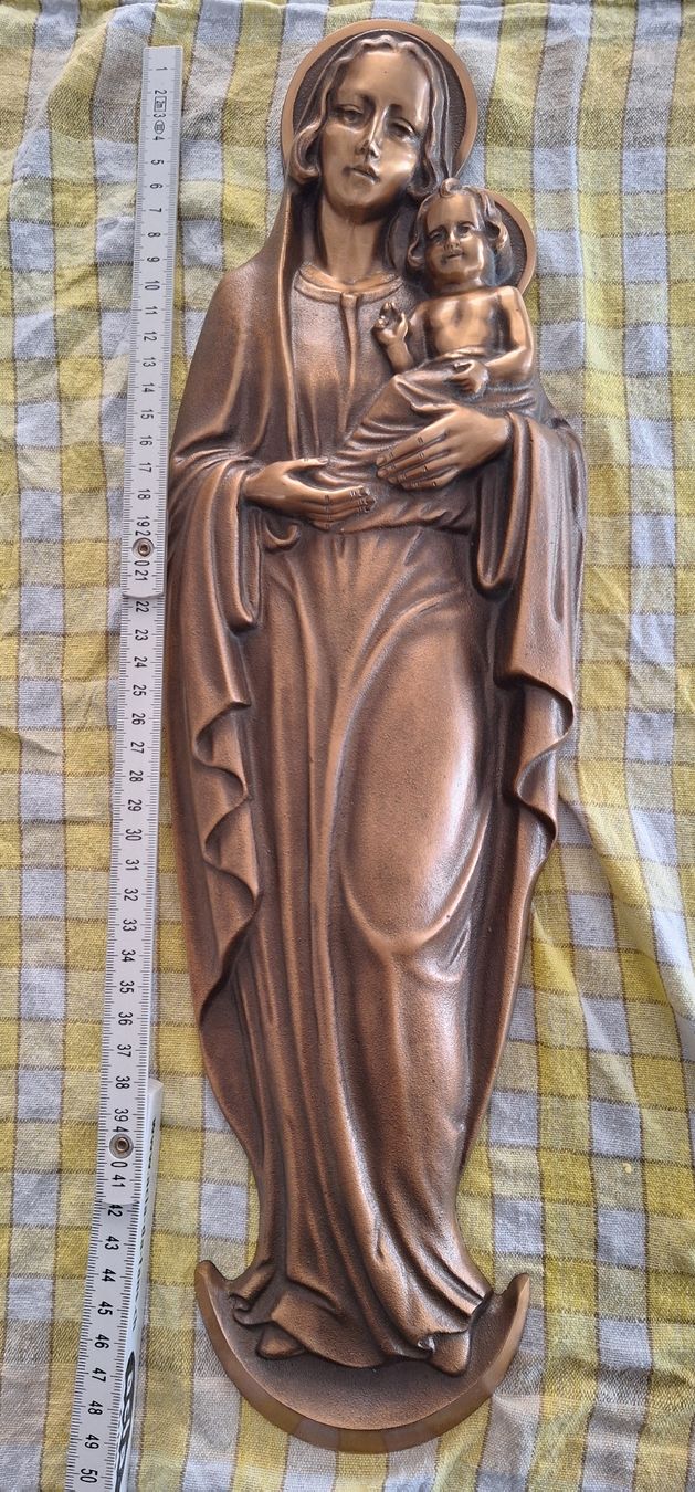 Sculture & Statue: Madonna mit Kind, massiv 50cm – Usato da Vilters venduto da Fleiflomi 1