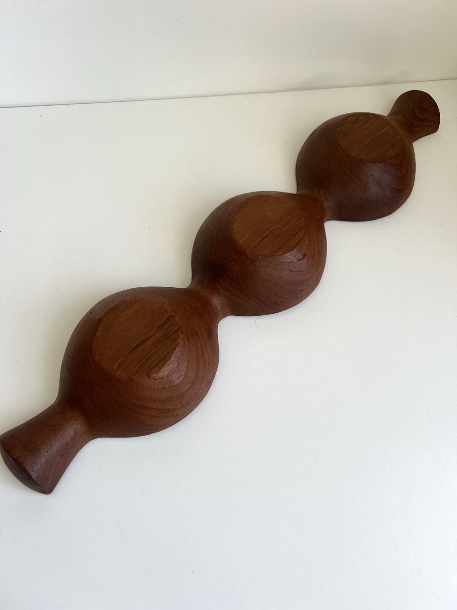 Articoli in legno: Vintage-Serviertablett aus Teakholz  – Usato da Uerikon venduto da Saffagirl 5