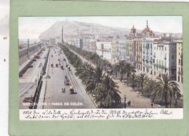 Spanien Barcelona Paseo de Colon