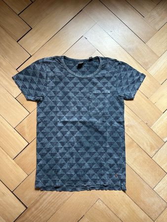 SCOTCH & SODA - T-Shirt dunkelblau gemustert S