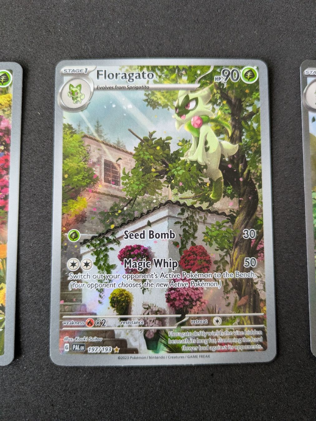Pokémon Carte collezionabili: Sprigatito, Floragato+Meowscarada (Paldea Evolved) – Nuovo (secondo la descrizione) da Hochdorf venduto da NoctisCaelum 2