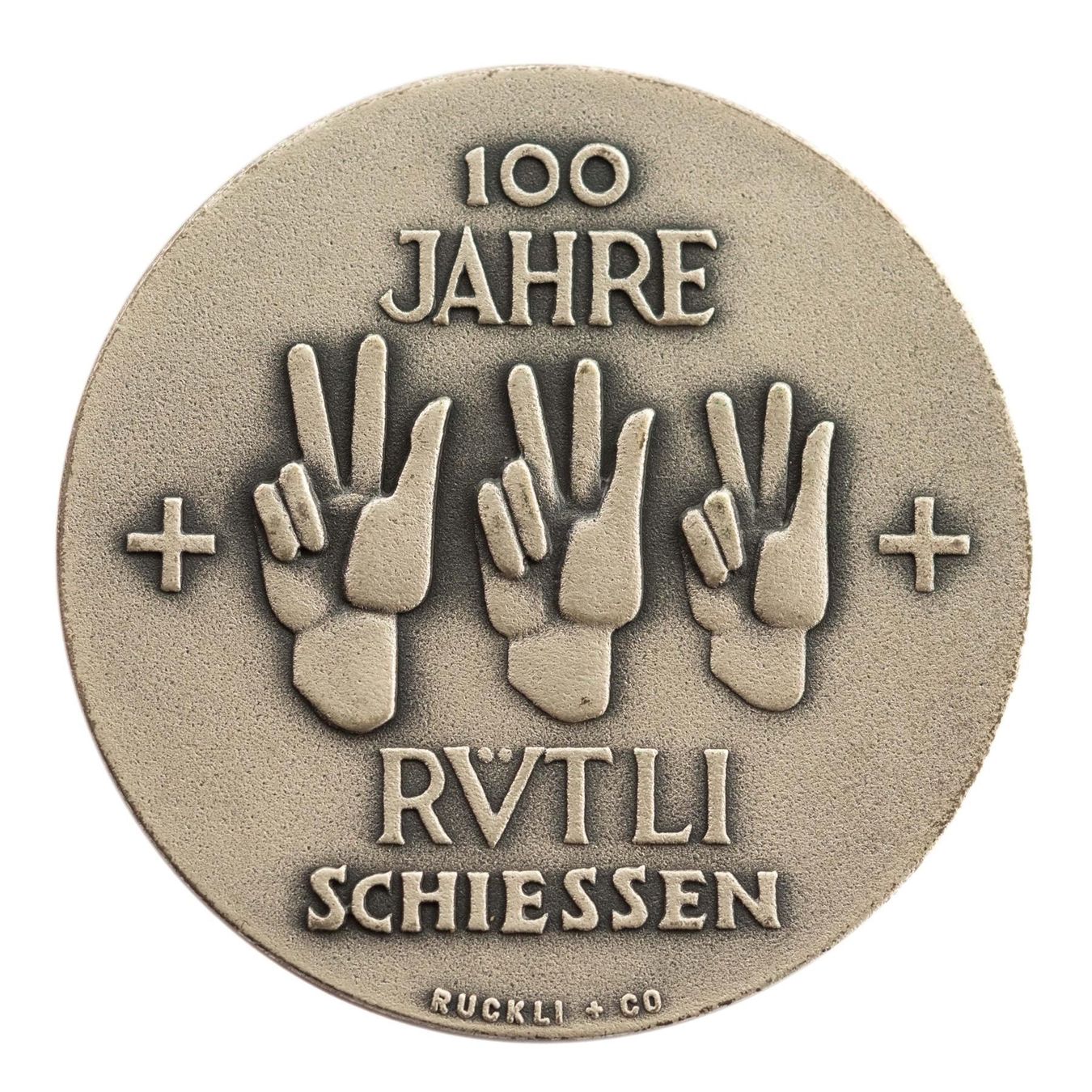 Medaglie: 100 Jahre Rütli Schiessen – Usato da Rotkreuz venduto da Swiss-Coins