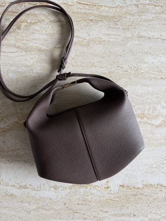 Handtasche Polène Béri Leder braun Zustand neu