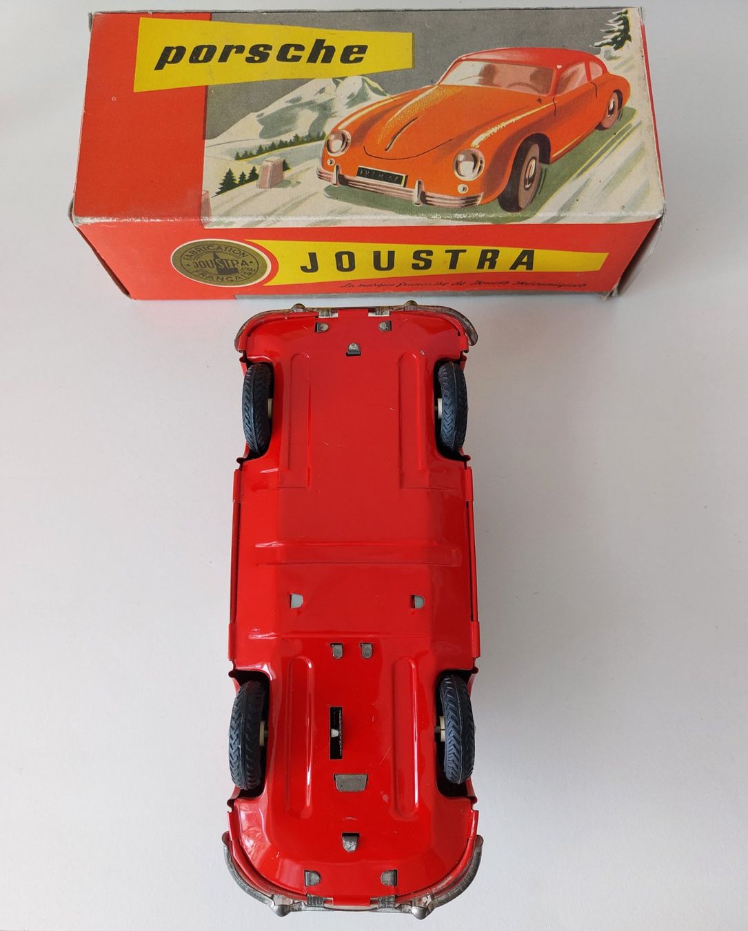Distler Giocattoli: Joustra Porsche 356 Blechauto mit Box – Usato da Schenkon venduto da TG10 8
