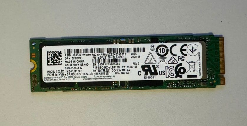Guinzagli & Collari: SSD Samsung  1 TB , M.2 2280 – Usato da Dagmersellen venduto da Purppetz
