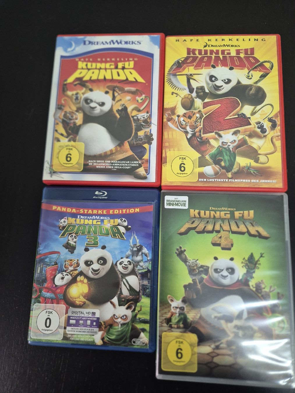 Alle DVDs: Kung Fu Panda 1-4 DVDs/Blu-ray Sammlung – Gebraucht aus Wald ZH von _Hotarubi_