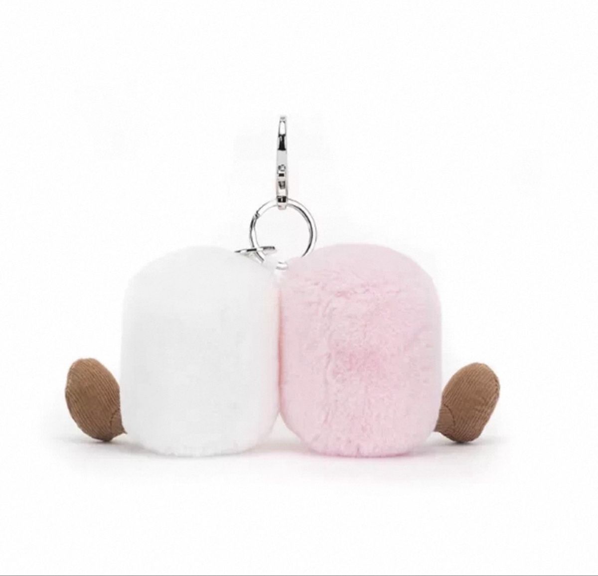 Porte-clés: Plush marshmallow keychain duo – Neuf (Voir description) à Chur par fsc.7wcp 1