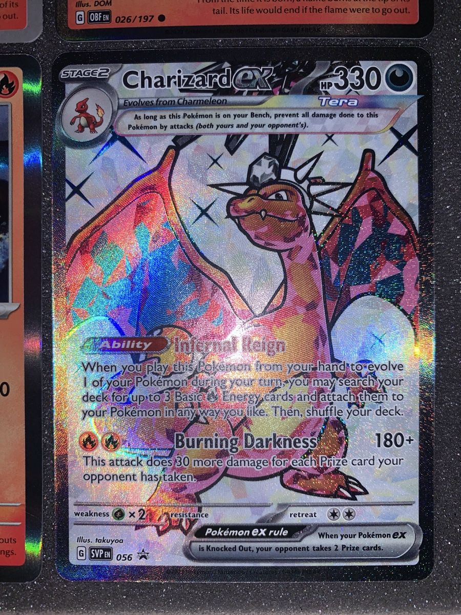Pokémon Sammelbilder & Trading cards: Ab 1.- Charizard ex 056 – Gebraucht aus Bironico von ars_z6lb 1