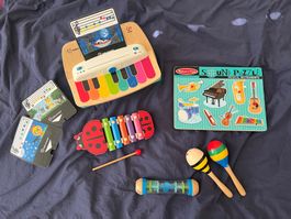 Holz- und Musik Spielzeuge für Babys