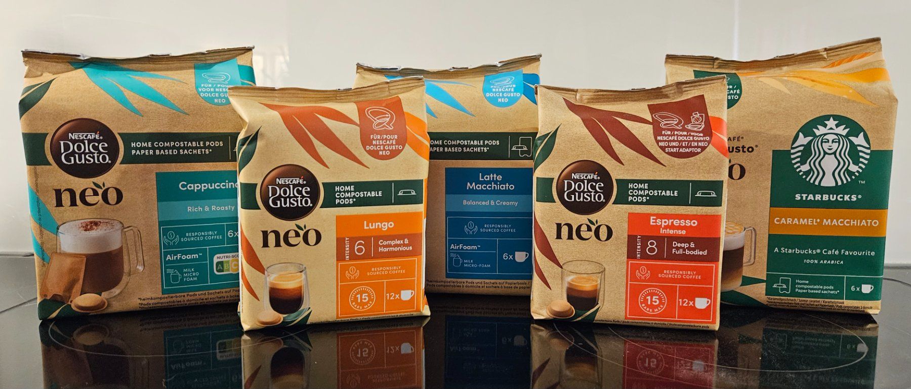 Nescafé Aliments & Spécialités: Nescafé Dolce Gusto NEO Kapseln, 5 Sorten – Neuf avec emballage d'origine à Rickenbach SO par ksc_fv78