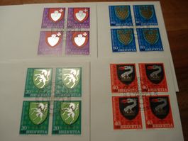 Pro Juventute 1979, FDC Satz + 4erblocks, Gemeindewappen
