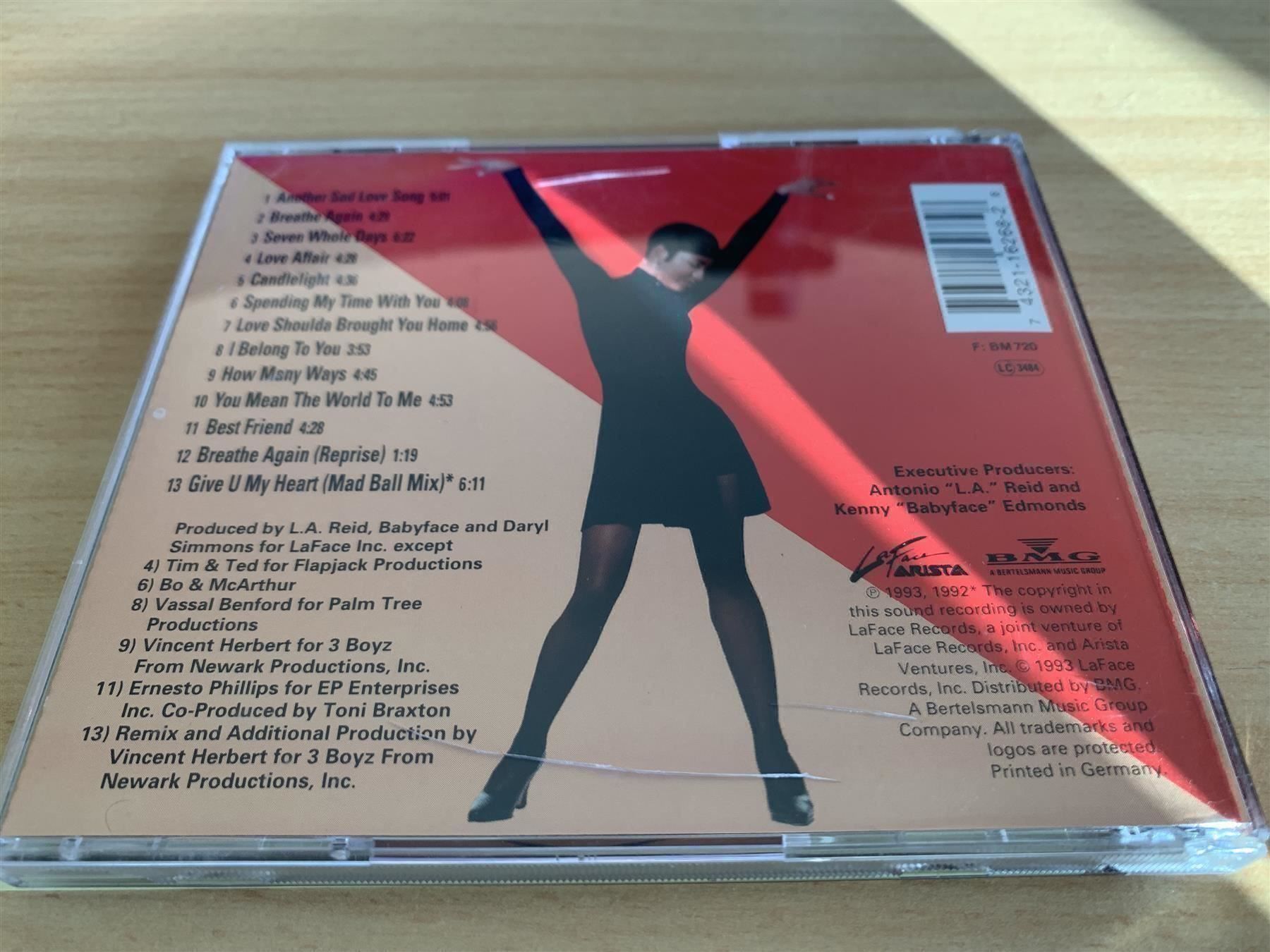 CD: Toni Braxton – Toni Braxton – Usato da Rikon im Tösstal venduto da Alpenmutz 1