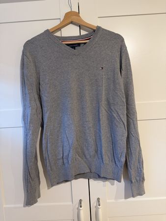 Tommy Hilfiger Pulli V-Neck Grau