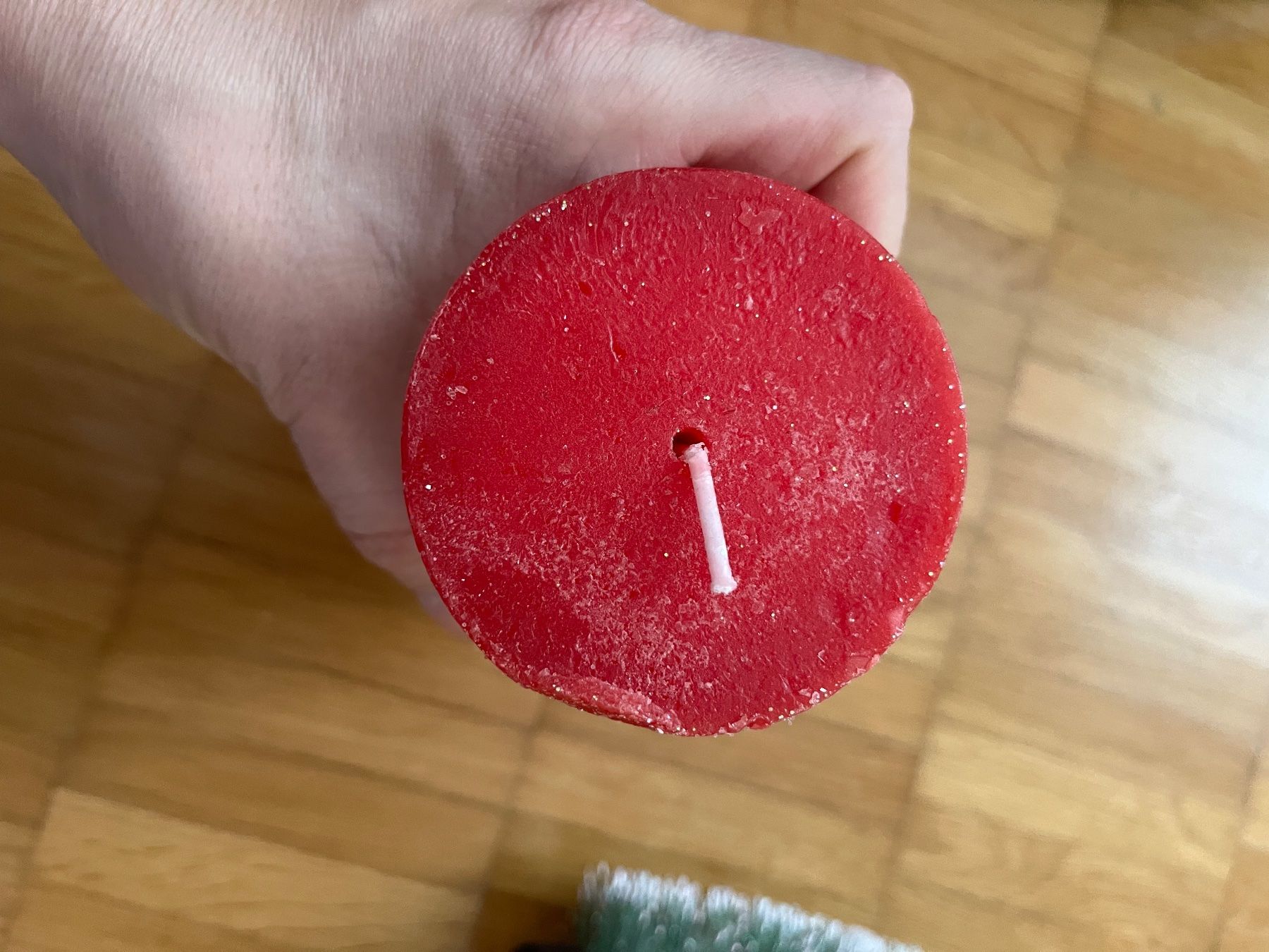 Toutes les décorations: Rote Stumpenkerze & Deko-Tannenbaum Set – D'occasion à Jona par Good_luck1_ 2
