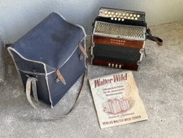 Handharmonika Handörgeli HOHNER PICCOLA Vintage