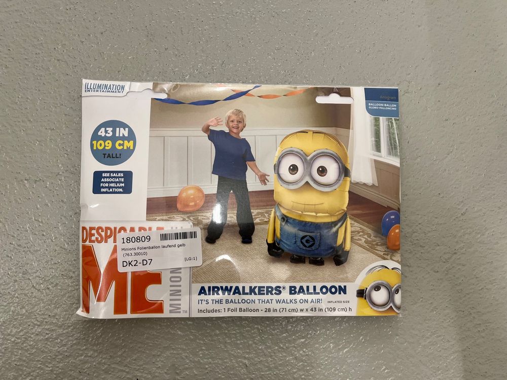 Minion Ballon XL  Comprare su Ricardo