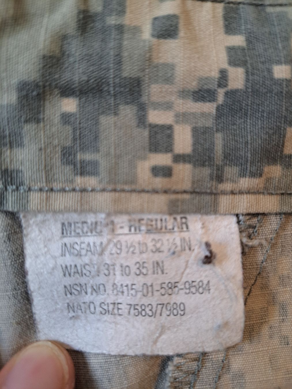 US Army Uniformen: US Army USGI armee uniform hose. Medium – Gebraucht aus Zürich von TheRuven 1