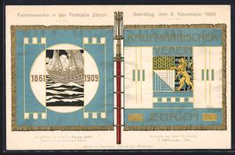 Zürich, Kaufmännischer Verein, Fahnenw