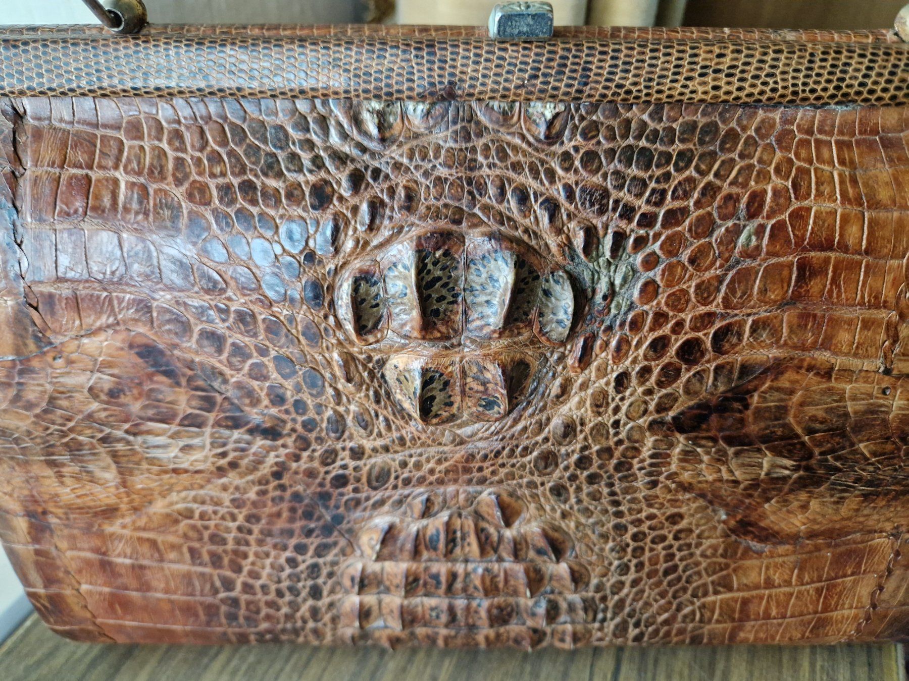 Borse da donna: 1950er Handtasche Kroko – Usato da Mörschwil venduto da wunderkiste44 2
