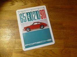 Porsche Classic 911 Boxer 130 PS  Blechschild 15x20cm