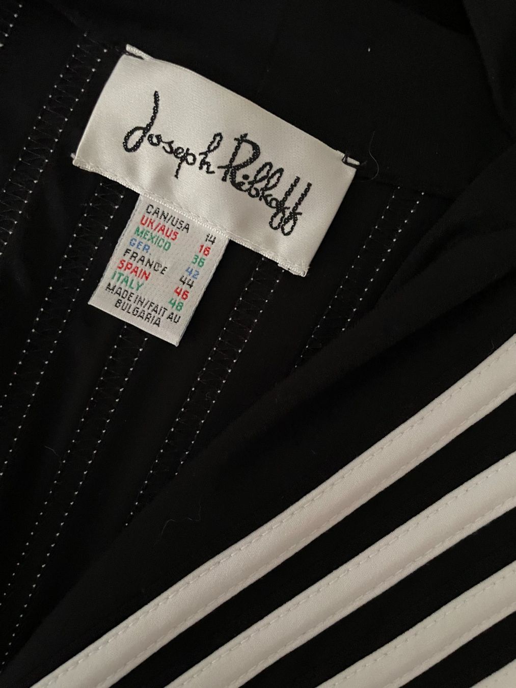 Joseph Ribkoff Giacche: Joseph Ribkoff Jacke schwarz weiss – Usato da Muttenz venduto da einfach-schoen 4