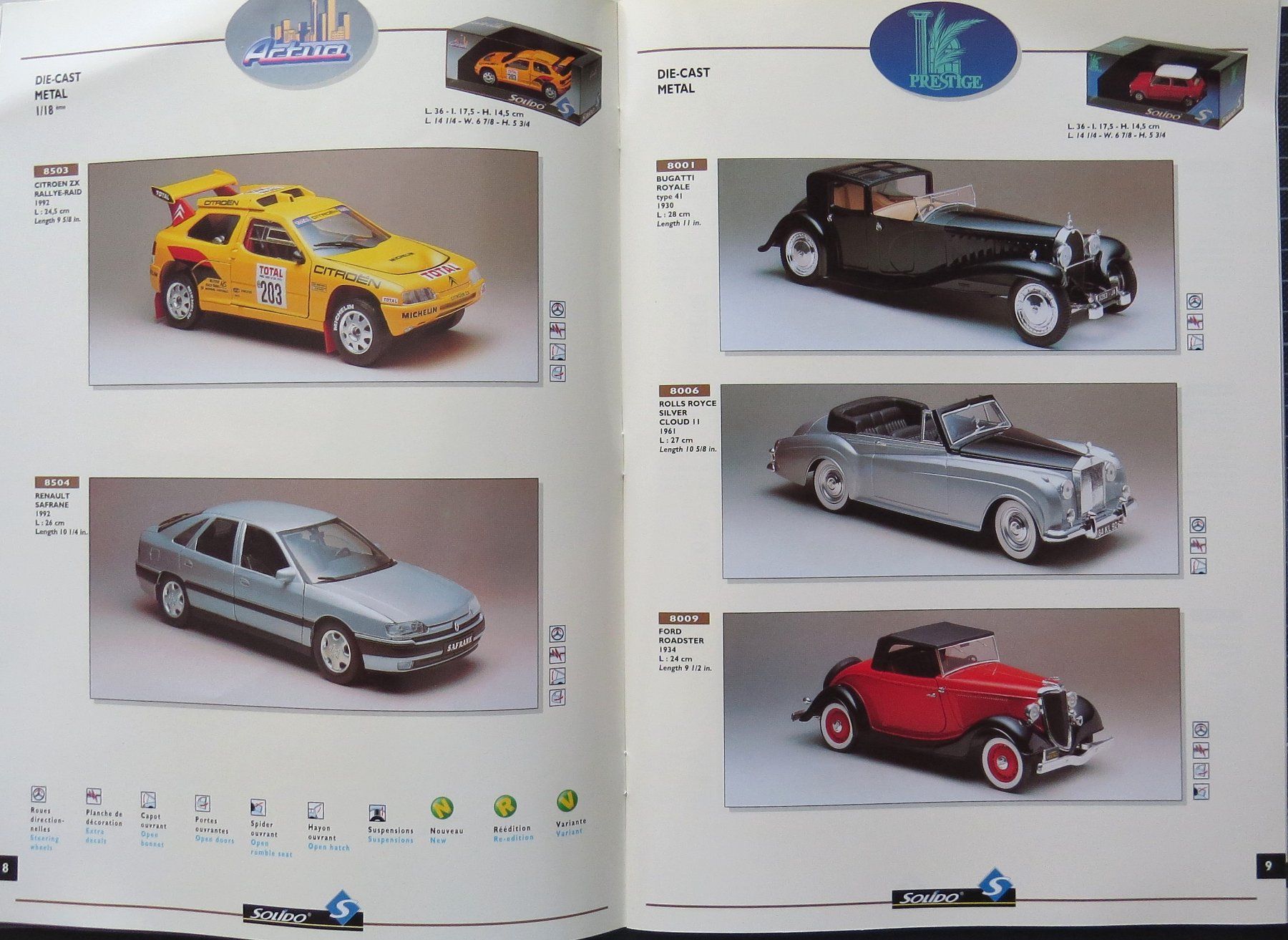 Solido Modellini d'auto: Modellautokatalog Solido von 1994 – Nuovo (secondo la descrizione) da Ettingen venduto da campione_1