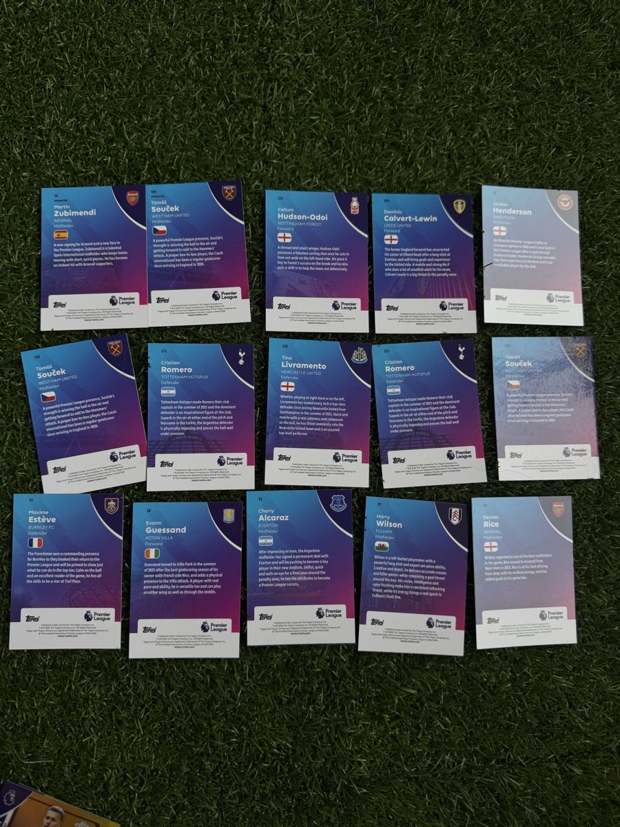 Topps Carte collezionabili: PREMIER LEAGUE CHROME 2025/2026 – Nuovo (secondo la descrizione) da Basel venduto da arr_j96w 1