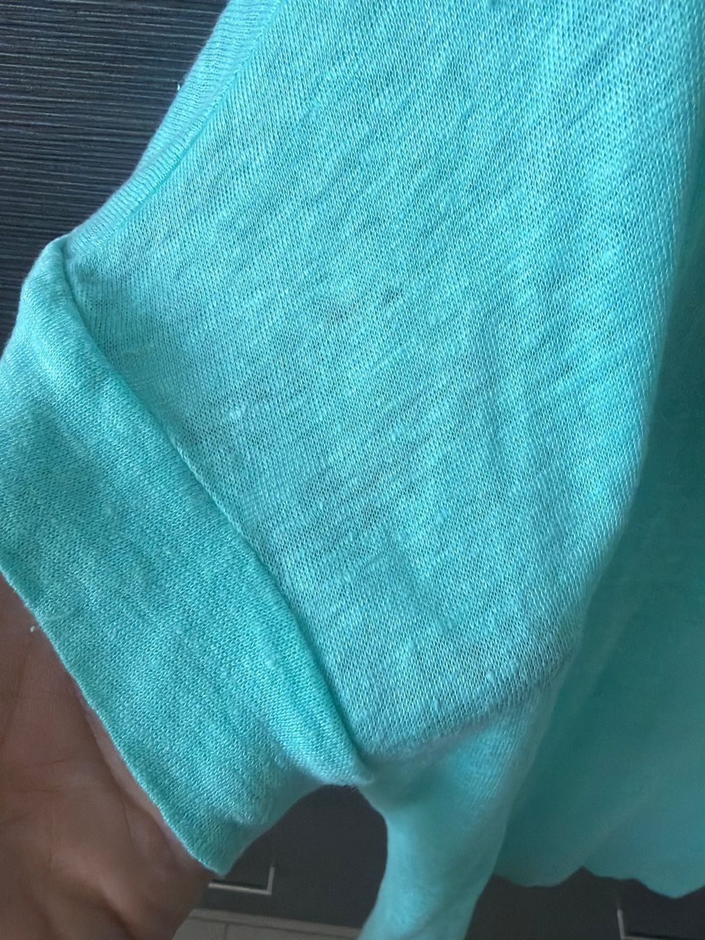 T-shirt: T-Shirt aus Leinen & Seide Garn, Mint/Türkis Gr. M – Nuovo e nell'imballaggio originale da Wallisellen venduto da Lan_82sz 3