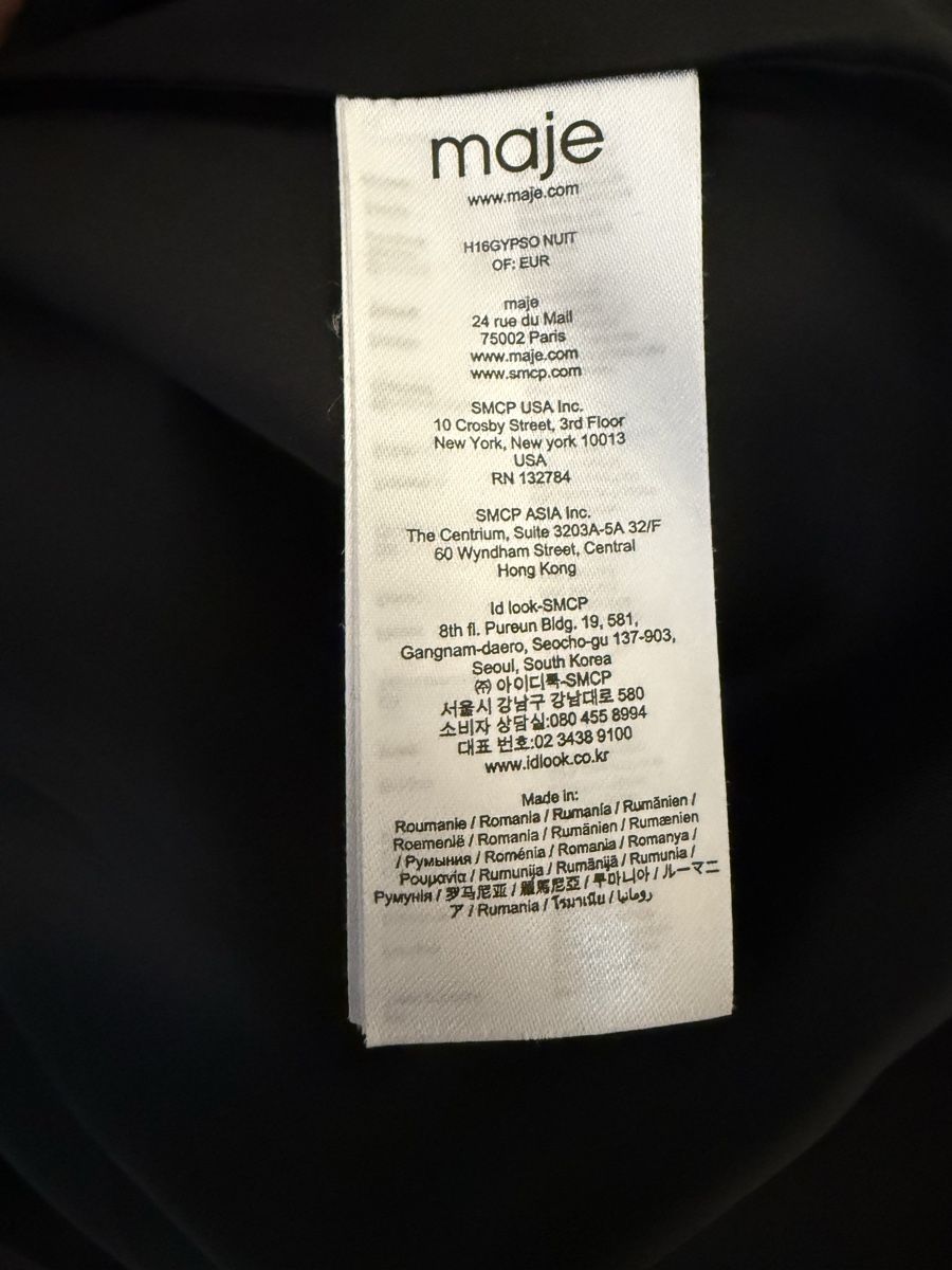 Maje Cappotti: Maje manteau à franges – Nuovo (secondo la descrizione) da vesenaz venduto da Froggie1222 4
